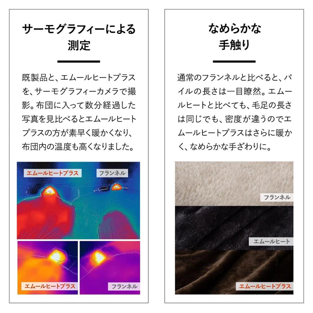 EMOOR Heat Plus Pillowcases (Set of 2), Ivory, Approx. 43 x 63 cm, Washable, One-Side Full Zipper