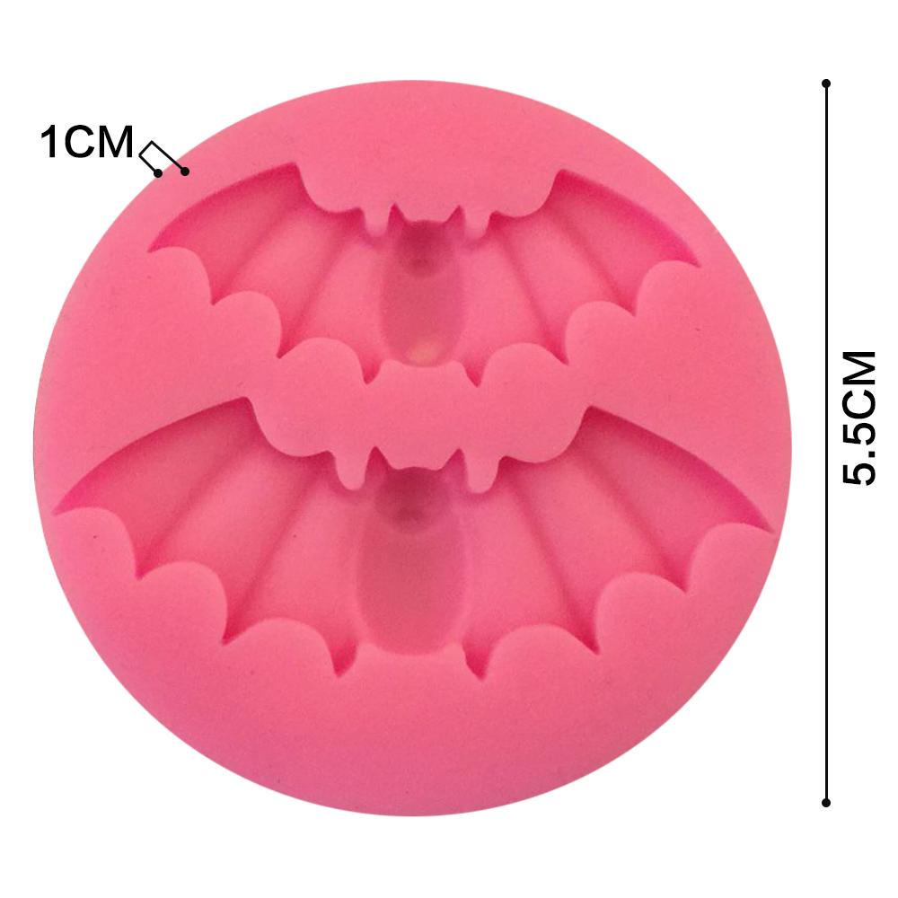 1Pcs Halloween Bats Silicone Fondant Mold Cake Decorating Tool DIY Chocolate Molds Baking Tools