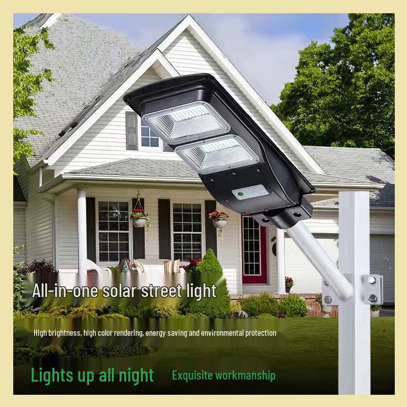 200W Wall-Mounted Solar Outdoor Light with Remote