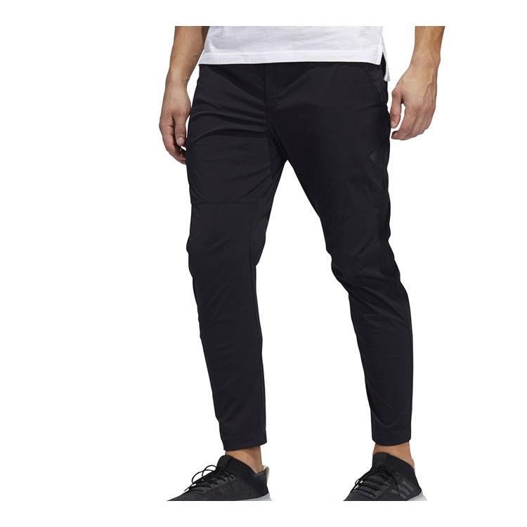 Adidas Knitted Sweatpants Men's Black Moderate Tapered Pants FT2788