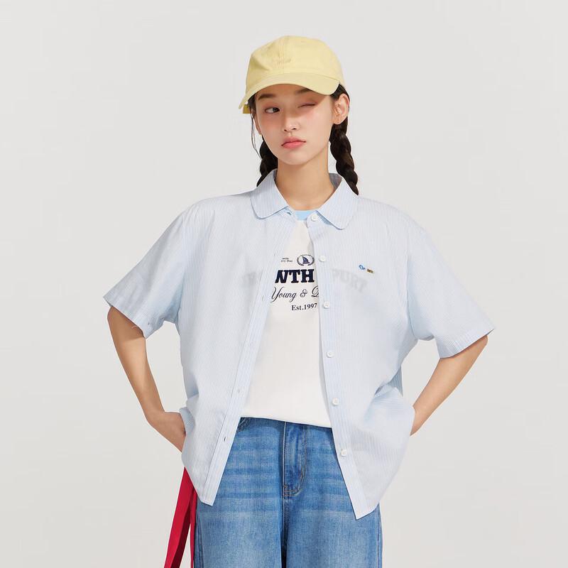 Deesha Girls  Striped Short Sleeve Casual Shirt 150