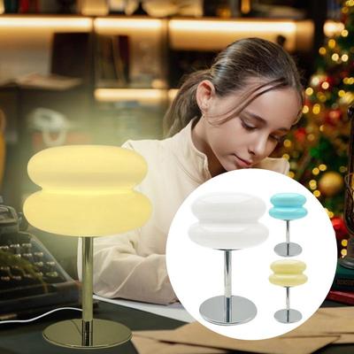 Small Bedside Table Desk Lamp LED USB Rechargeable Light Stepless Dimming Table Lamp Hanging Magnetic Bedroom Night Lamp