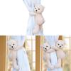 Cartoon Bear Plush Curtain Tieback Toy Dolls For Bedroom Window Decorations