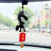 Traditional Chinese New Year Decoration Zodiac Pony Figurine Car Ornament  Festive Decor
