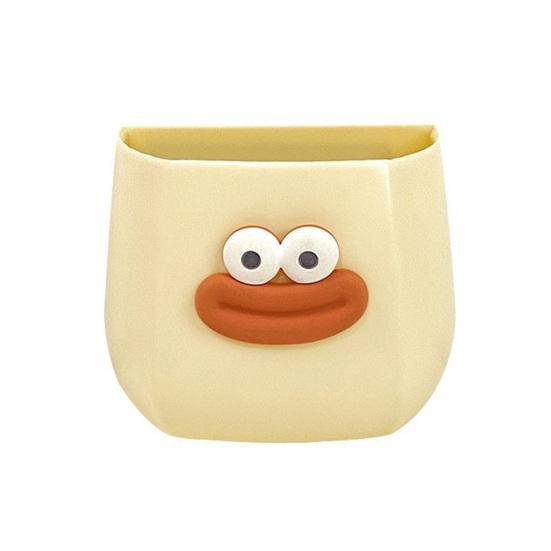1/2Pcs Cartoon Sausage Mouth Pen Holder Magnetic Refrigerator Storage Box Stationery Container Home Office Desktop Fridge Decoration Ornament