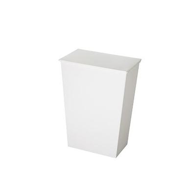 Kcud Simple Wide [white] Trash Can with Lid