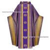 Retro Long Robe with Turn-Down Collar and Loose Sleeves - Four-Color Stage Performance Costume