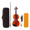 Beginner Violin Set Handcrafted Retro Exquisite Tiger Pattern Spruce Panel Violin for Students Adult