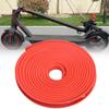Waterproof Anti collision Rubber Protection Cover Strip for Xiaomi Electric Scooter(Red)