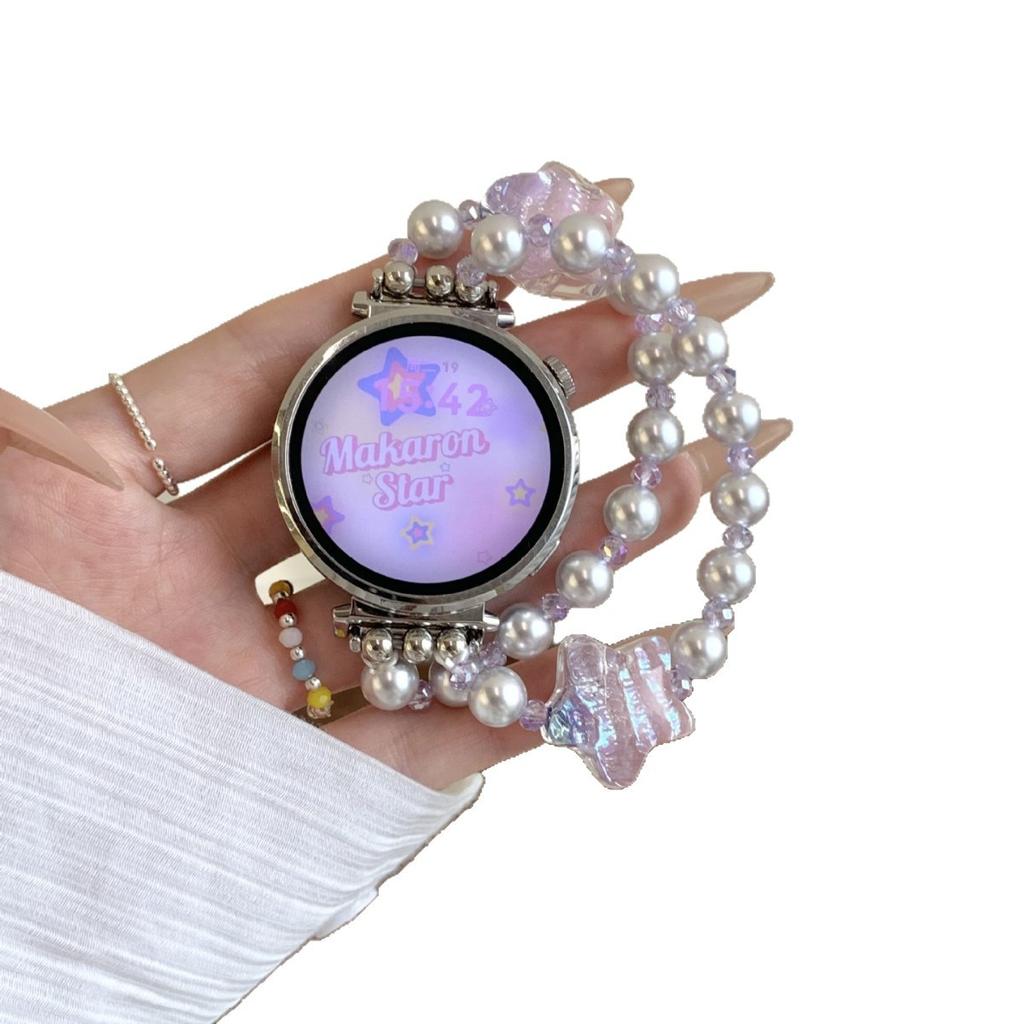 Suitable for FIT4/3 Huawei GT5pro/GT4 watch with elastic pearl star Xiaomi 1098 bracelet Redmi