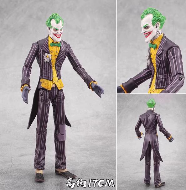

16Cm In-Stock Super Villain Joker Action Figure Doll Tabletop Model Perfect Festival Surprise Decorative Items Gifts For Boys in bags