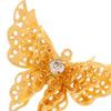 10Pcs 35X25Mm Gold Color/Silver/Bronze Metal  Butterfly Filigree Charm Diy Jewelry Making Accessories Supplies