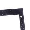 Black Right Angle Ruler 90 Degree Hole Angle Ruler Industrial Grade Positioning Marking Angle Ruler Woodworking L-Shaped Ruler