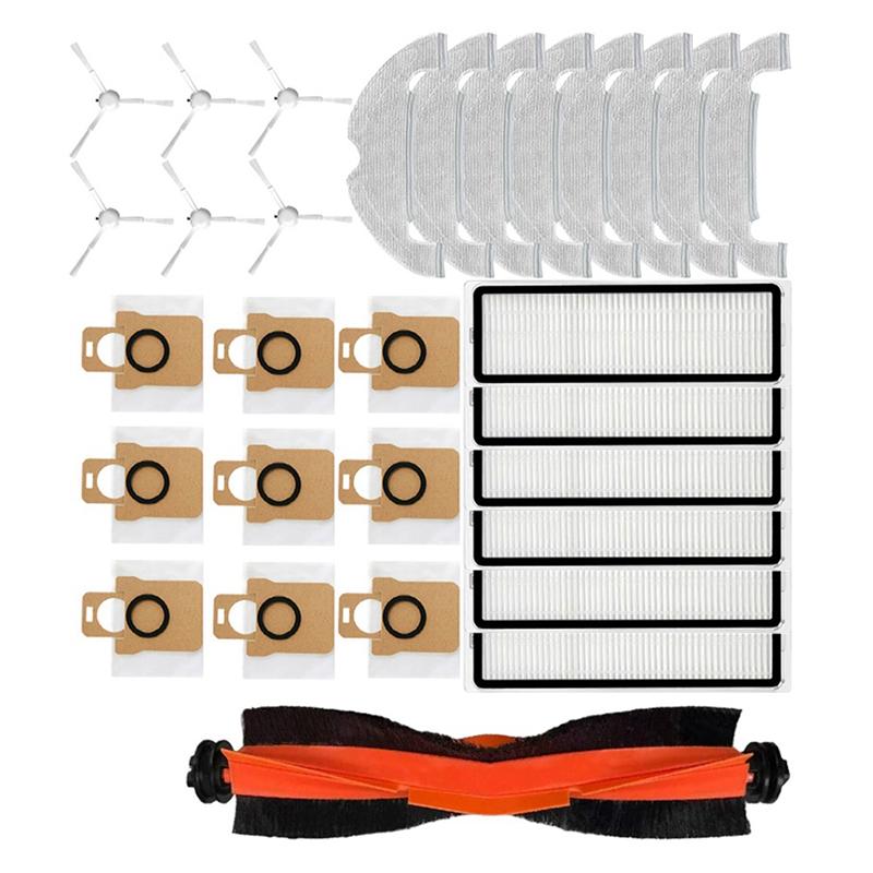 

A84E-For Xiaomi Robot Vacuum Cleaner Mop Cloths Rag Dust Bag Replacement Spare Parts Set
