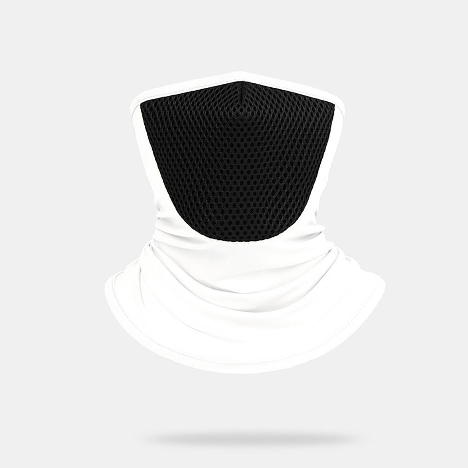 

GTUBIKE Летняя дышащая бандана маска для лица чехол для походов охоты велоспорта велосипеда бега спорта на открытом воздухе труба шарф гетра для шеи белый