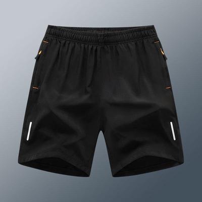 Męskie Szorty Plus Size z Jedwabiu Lodowego - Letnie Lekkie, Codzienne Plażowe i do Spania