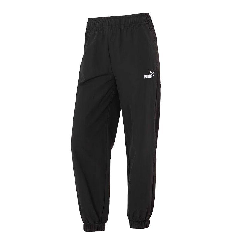 Puma Sports Lifestyle Series Ss25 Casual Mote Komfortable Allsidige Strikkede Sportsbukser Dame Underdeler Svart 688567-01
