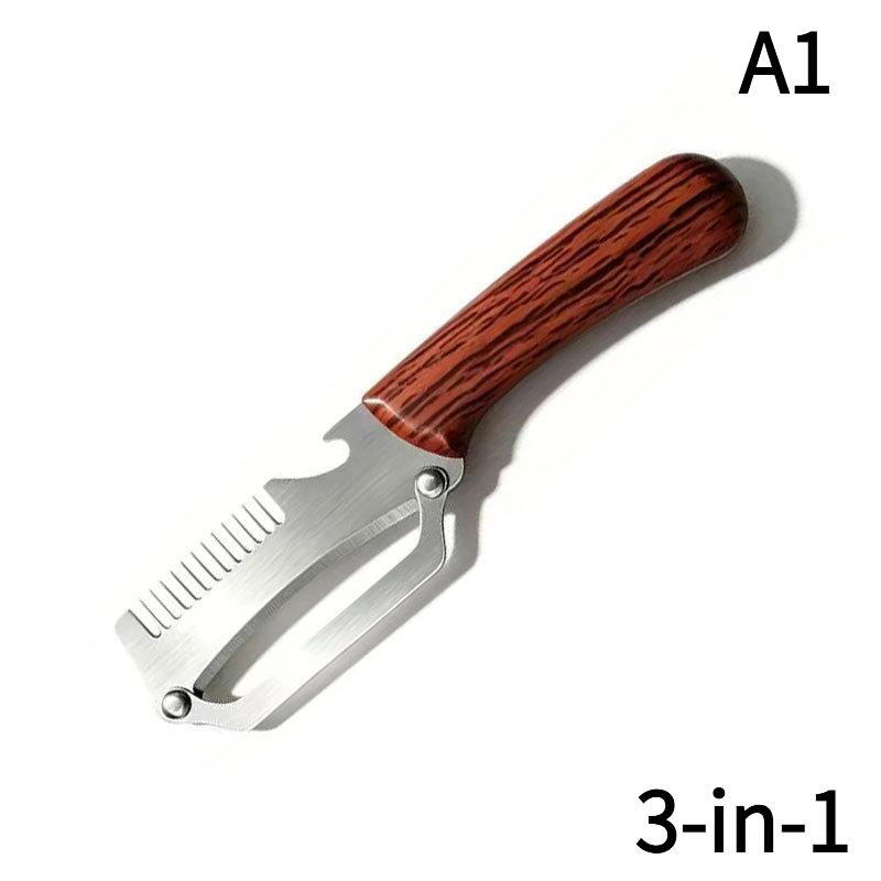 1Pc 2-in-1 3-in-1 Multifunctional Vegetable Peeler With Bottle Opener For Peeling And Slicing Fruits Shredding Scallions7