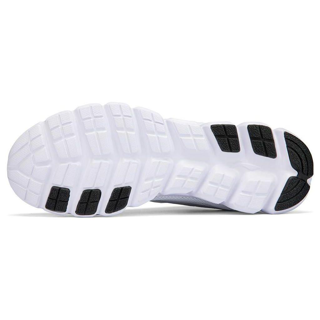 Li-Ning Versatile Mesh Durable Breathable Low-Top Casual Running Shoes Men Sneakers White Black ARSR059-5