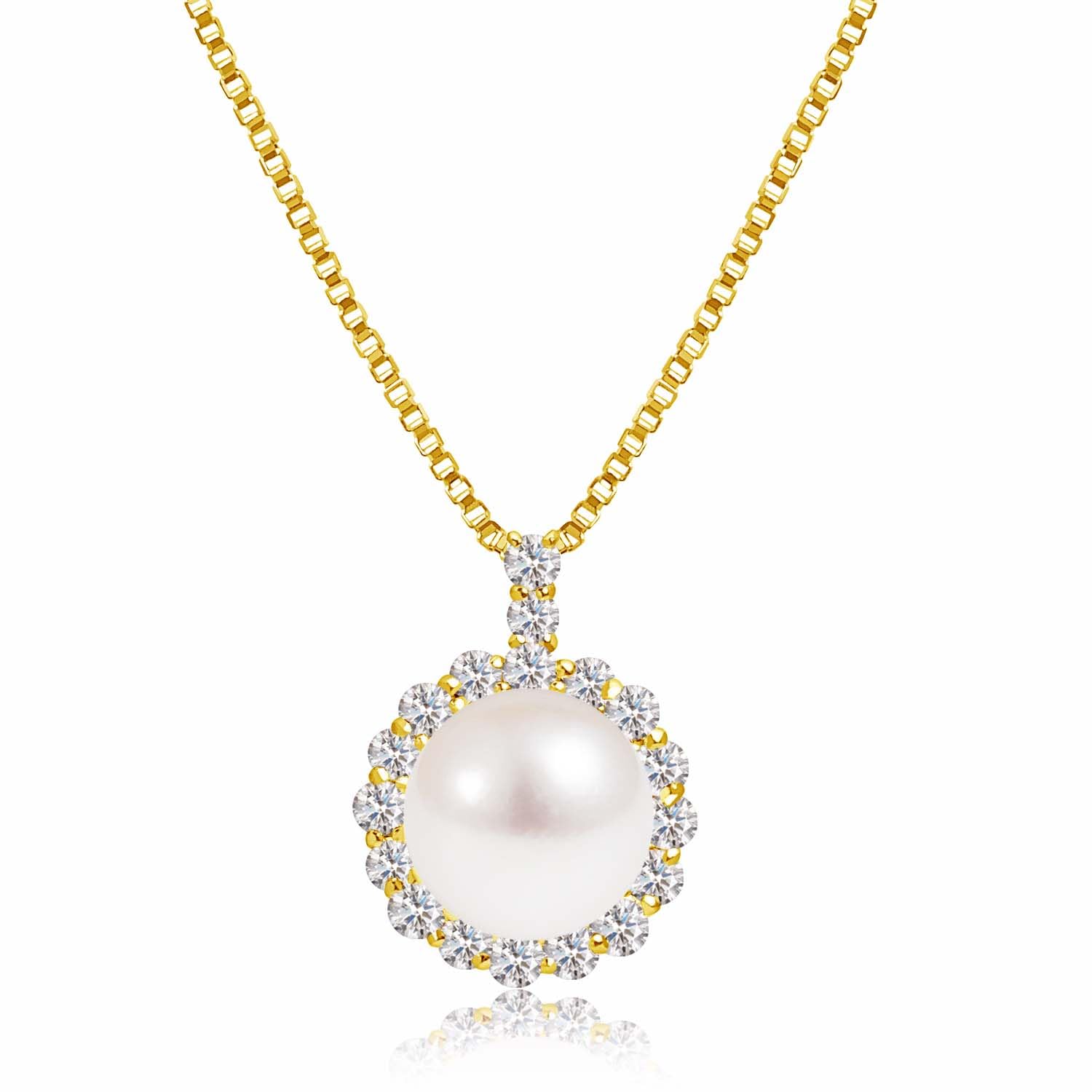 

Akoya Pearl Diamond K18 18K Gold [Lara Christie] Women s 0.3ct lp56-0026-yg