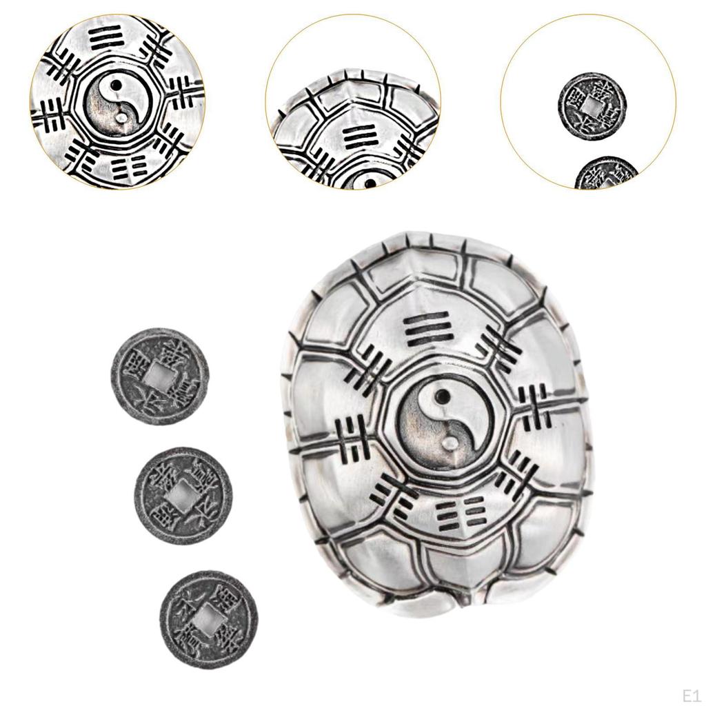 Turtle Shell Figurine, Pendant Portable Creative Ornaments Chinese Decor for Desktop