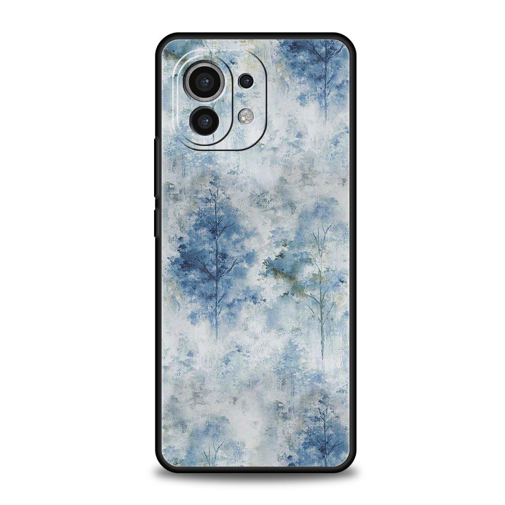 Phone Case For Xiaomi Mi 15 14 13 12 11 Lite 14T 13T 12T 11T Pro Poco X7 X6 X5 X3 Pro F6 F5 F4 Cover Soft Pale Little Flower