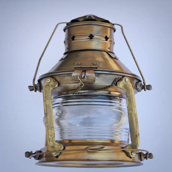 Handmade Burner Lantern, Burton Nautical Maritime Ship Oil Lamp Hanging Lantern with Dimmer Switch