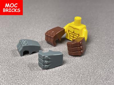 MOC Bausteine Körperteil Hand Gorilla Faust Boxhandschuh 11092 Waffe Zusammengebaute Bausteine Kinderspielzeug Plastikpuppe