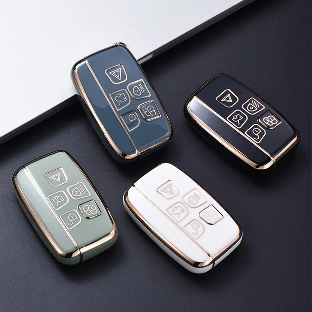 New For Jaguar XF XJ XE XJL XF TPU Car Remote Key Case Cover Holder Shell For Land Rover Range Rover Sport Evoque Freelander