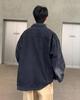 Men's Multi-Pocket Ripped Denim Jacket - Spring/Autumn, Trendy American Retro Street Style
