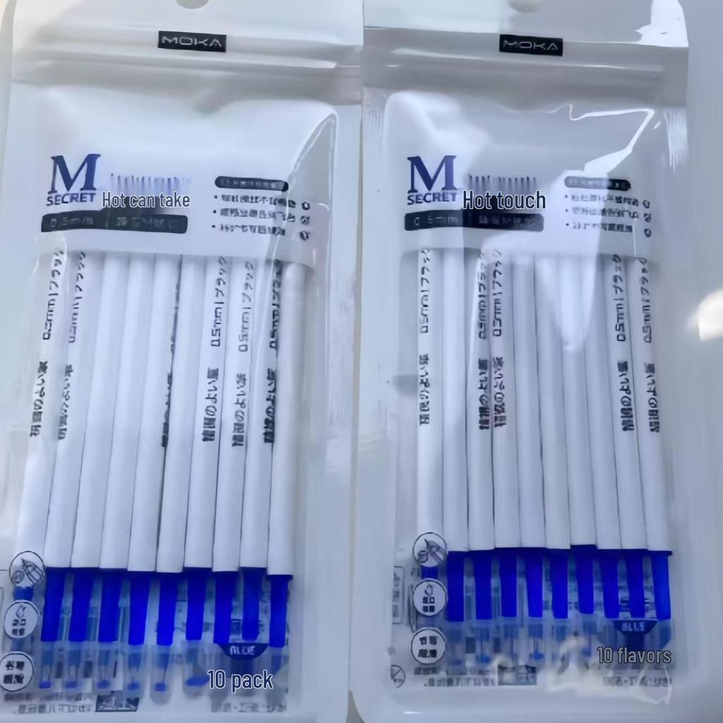 Capybara Crystal Blue Moiré Erasable Gel Pen for Elementary School