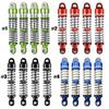 4pcs Oil Damper Upgrade Parts Metal RC Car Front Rear Damper Modification Accessories for 1/18 RC Car Crawler Racing Truck