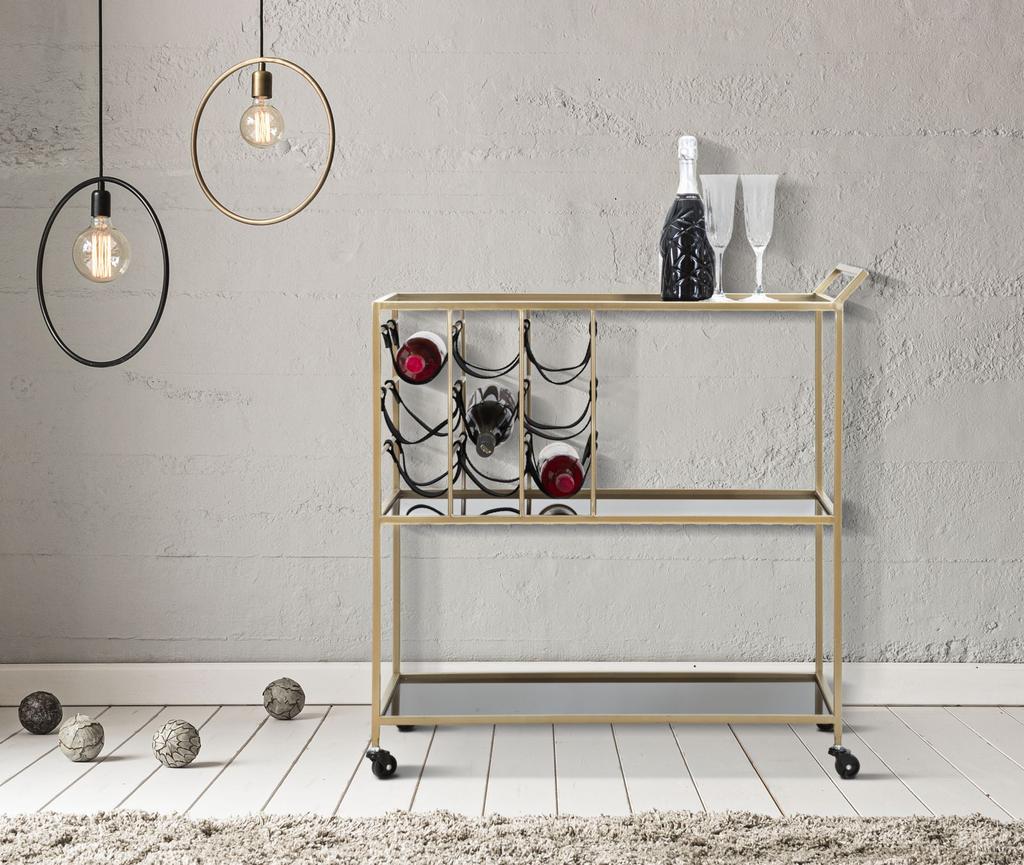 Trolley Black String Cm 79X39,5X82