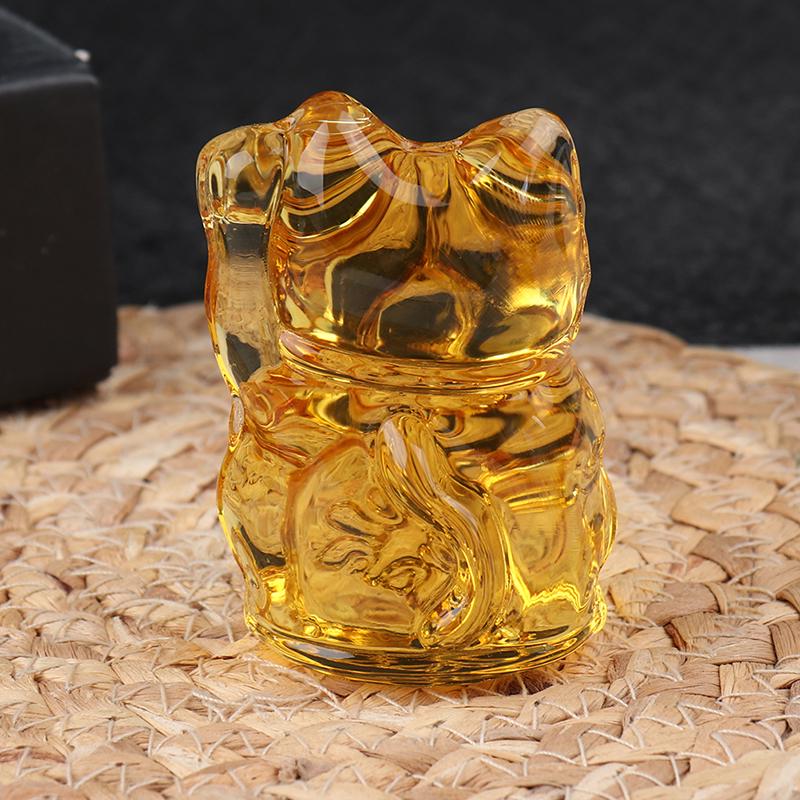 Chinese Yellow  Feng Shui Lucky Cat Fortune Frog Gift Home Decorations