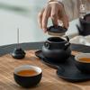 Edenus Black Iron Glaze Ceramic Tea Set Gift