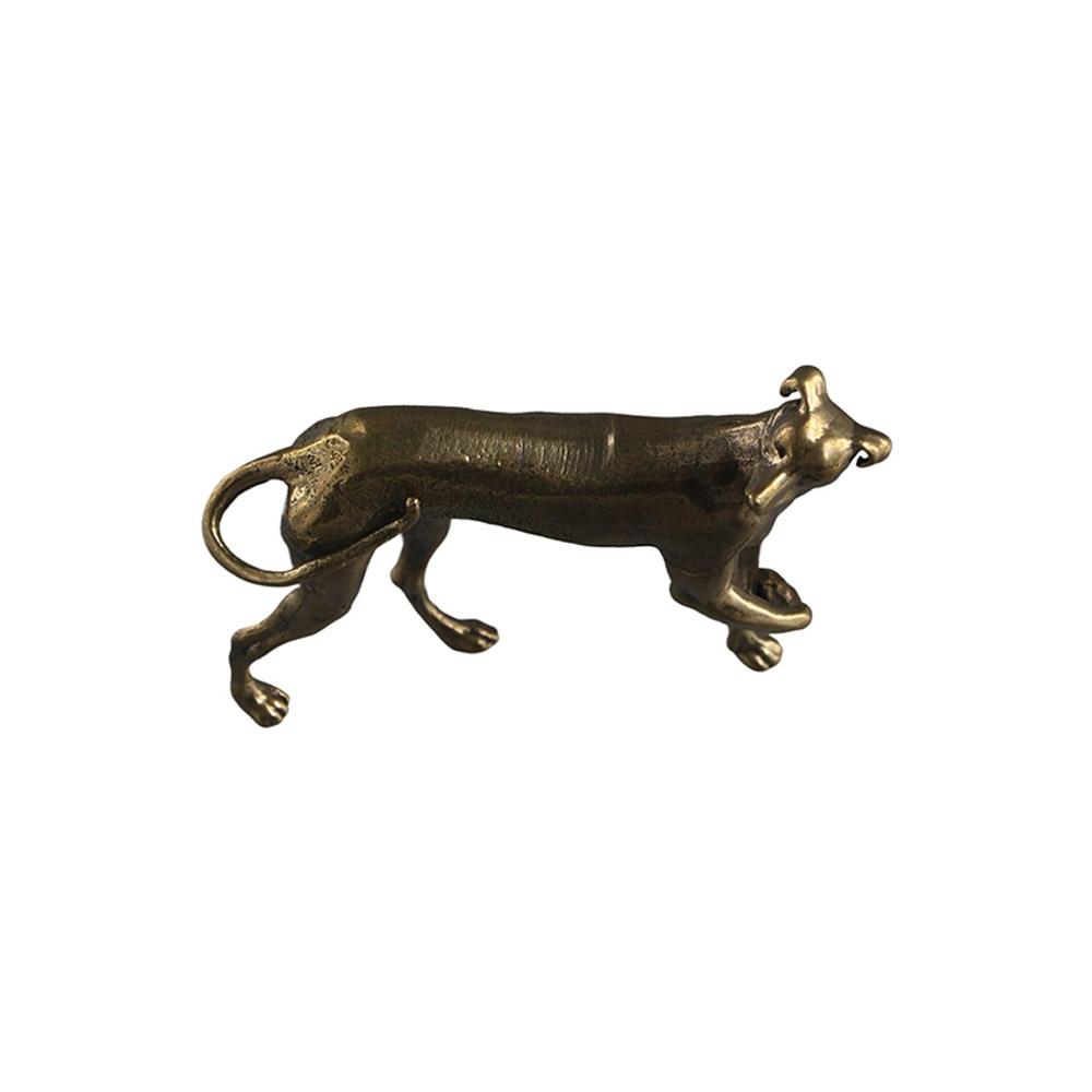 Handmade Copper Zodiac Dog Crafts Dog Miniatures Vintage Home