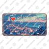 National Tourist City Plaques Metal Plate London Hawaii Venice Retro Metal Tin Signs Wall Decor Garage Car Club Living Room Home
