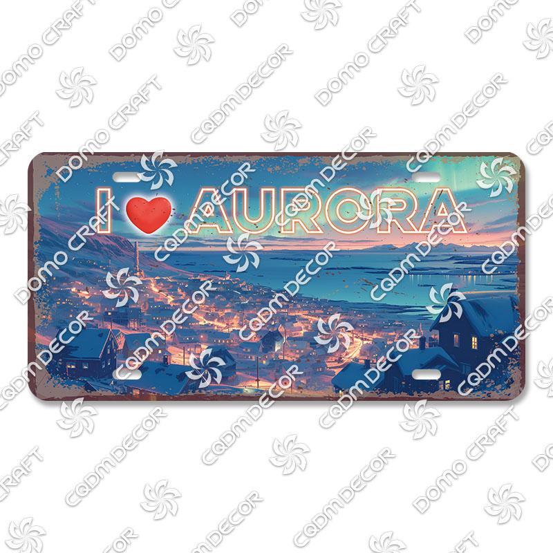 National Tourist City Plaques Metal Plate London Hawaii Venice Retro Metal Tin Signs Wall Decor Garage Car Club Living Room Home