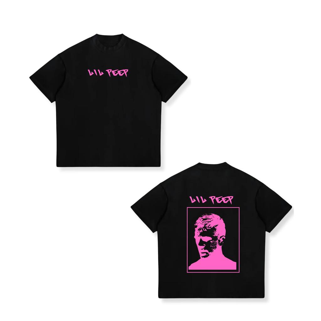 Rapper Lil Peep Hell Boy Graphic TShirt Unisexs Cool Hip Hop Fashion TShirts Unisex Women Cotton Oversized Tee Shirt Streetwear