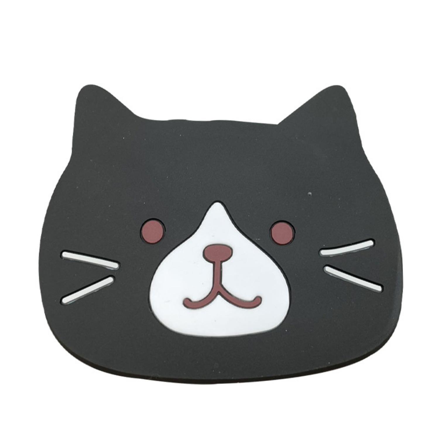 

1 шт. Очаровательная нескользящая подставка под стакан в виде кошки - идеальный коврик под кружку для чая для дома и кухни, идеальный подарок для любителей животных 10*8cm/3.94*3.15in