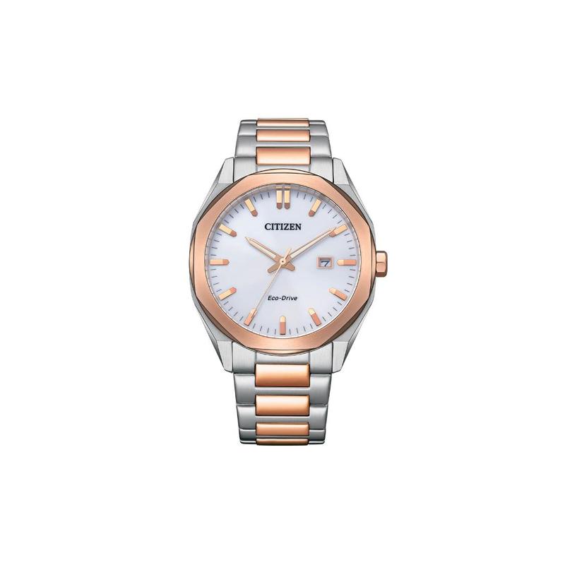 

CITIZEN 100 meters waterproof, solar Quartz, Steel Strap, , 41mm men s watch, white dial BM7606-84A білий