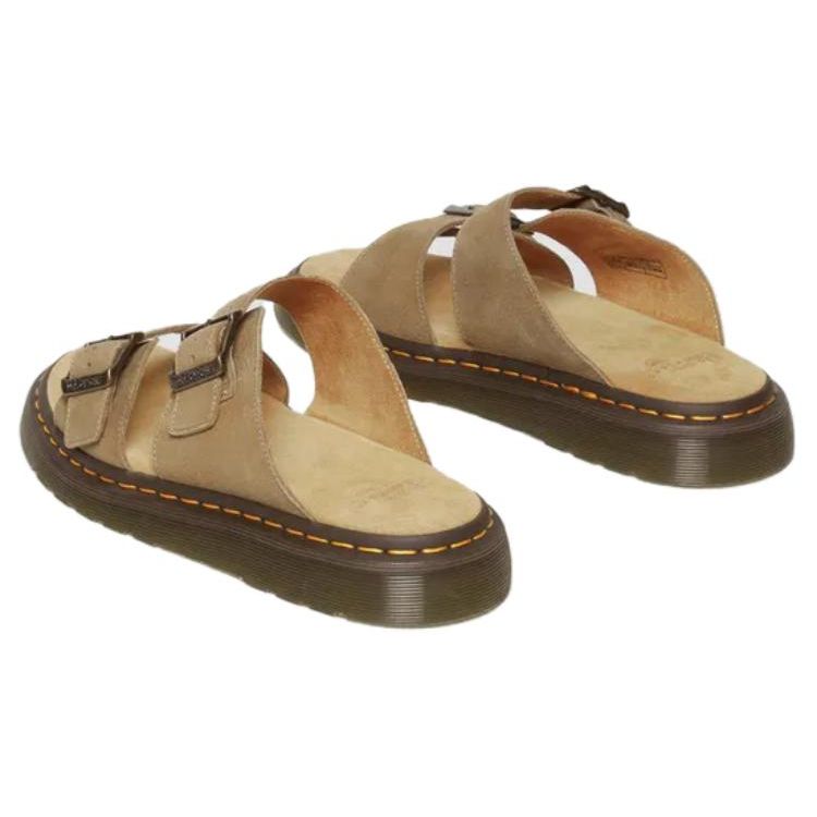 Dr. Martens Comfortable Versatile Non-Slip Slide Sandals Unisex Sandals Brown 31572439