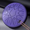 Hluru Glucophone Stahlzungentrommel 6 Zoll 11 Töne Trommeln D5 Ätherische Trommel Für Anfänger Handpan Musikinstrumente