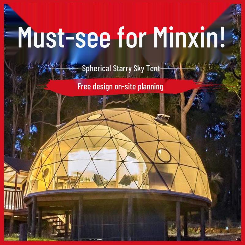 

Прозрачная сферическая палатка для наблюдения за звездами для кемпинга на открытом воздухе и отдыха на курорте Custom