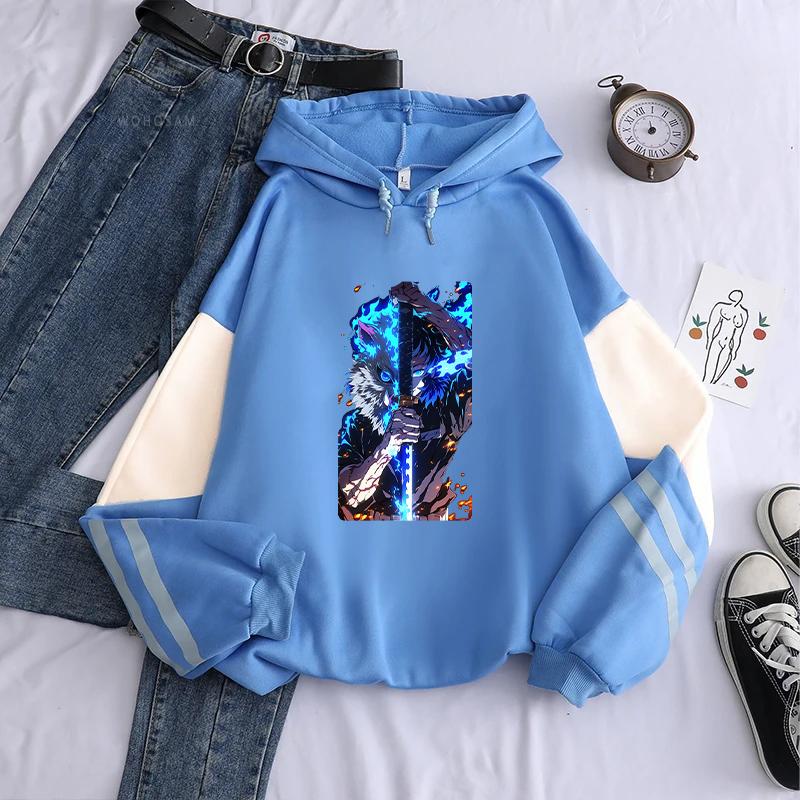 

Аниме Худи Клинок, рассекающий демонов Хашибира Иноске Принт Толстовка Для мужчин женщин Уличная одежда Длинный рукав Флисовая одежда с капюшоном Топы 4XL синий