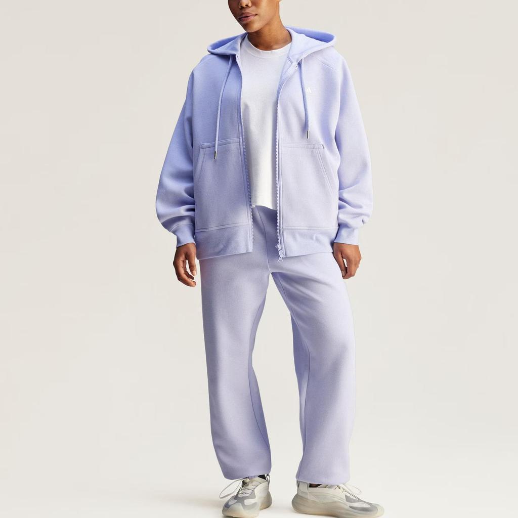 Adidas X Stella McCartney Loose Sweat Tracksuit Bottoms Early Spring Collection Women Bottoms Light-Purple JI5170