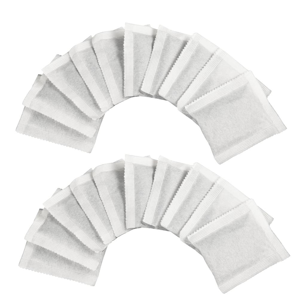 Activated Carbon Filters Coconut Shell Filter Replacement Active Carbon Filter for Deodorising Cupboards Drawers Fridges (20PCS)