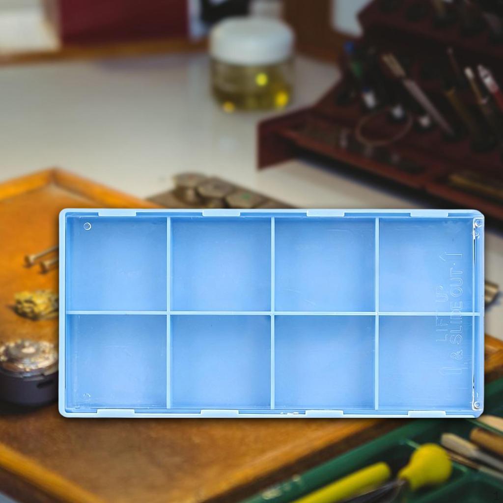 Watch Parts Storage Box Carry Case Dustproof Lid for Hardware Maintenance