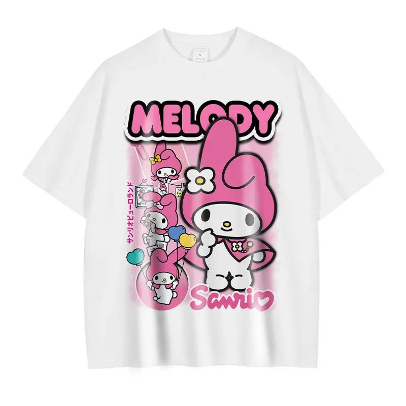 

Summer 2026 Renonica Retro Comic Style Multipicture Printed Cotton Womens Tshirt Casual and Comfortable Streetwear S