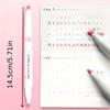 5 Colors Double Headed Highlighter Pen Set Fluorescent Drawing Markers Highlighters Pens Art Japanese Cute Pastel Stationery